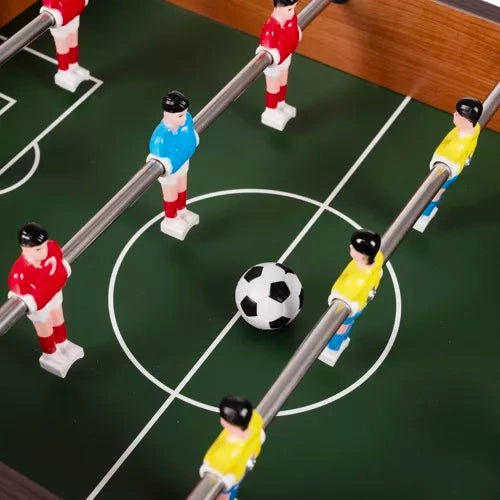 Mini Tafelvoetbalspel voor Kinderen en Volwassenen – Compact Voetbaltafel met 2 Ballen - Kruzzel