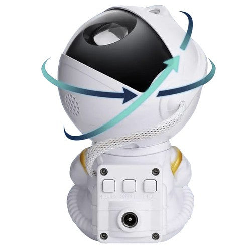 Astronaut Sterrenprojector met Afstandsbediening – Ruimtelamp met Kleurrijke Nebula's - Izoxis