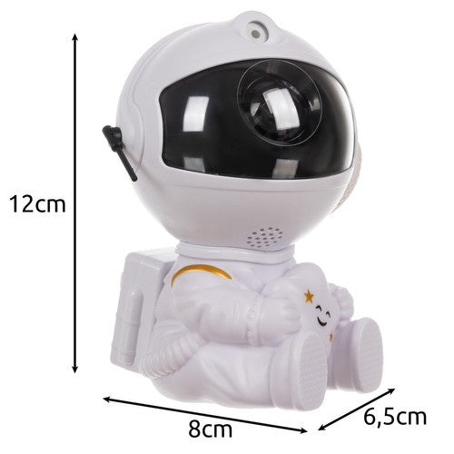Astronaut Sterrenprojector met Afstandsbediening – Ruimtelamp met Kleurrijke Nebula's - Izoxis