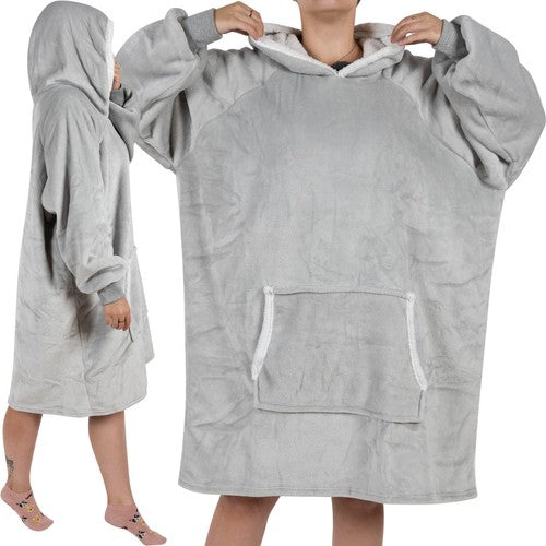 Ruhhy - XXL Oversized Deken Sweatshirt - Grijs