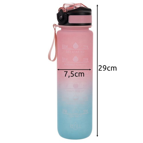 Trizand - 1L Waterfles - Roze/Blauw