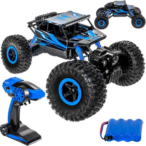 Afstandsbediening Off-Road Auto 4x4 - Kit met Oplaadbare Batterij - Kruzzel