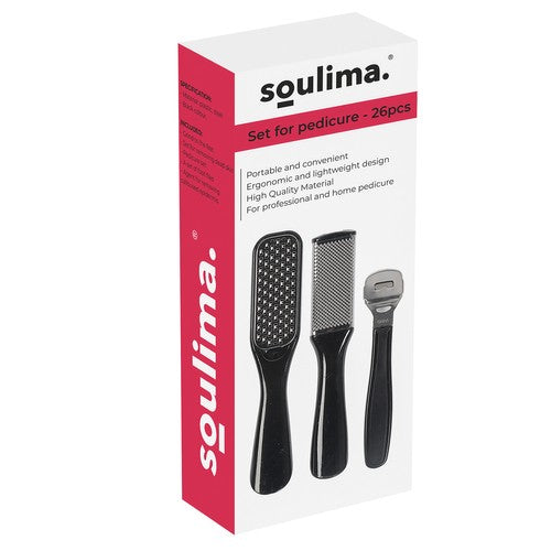 Soulima - Pedicure set - Zwart