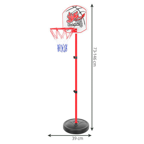 2-in-1 Basketbal- en Schietspel – Verstelbare Hoogte | Indoor & Outdoor - Kruzzel